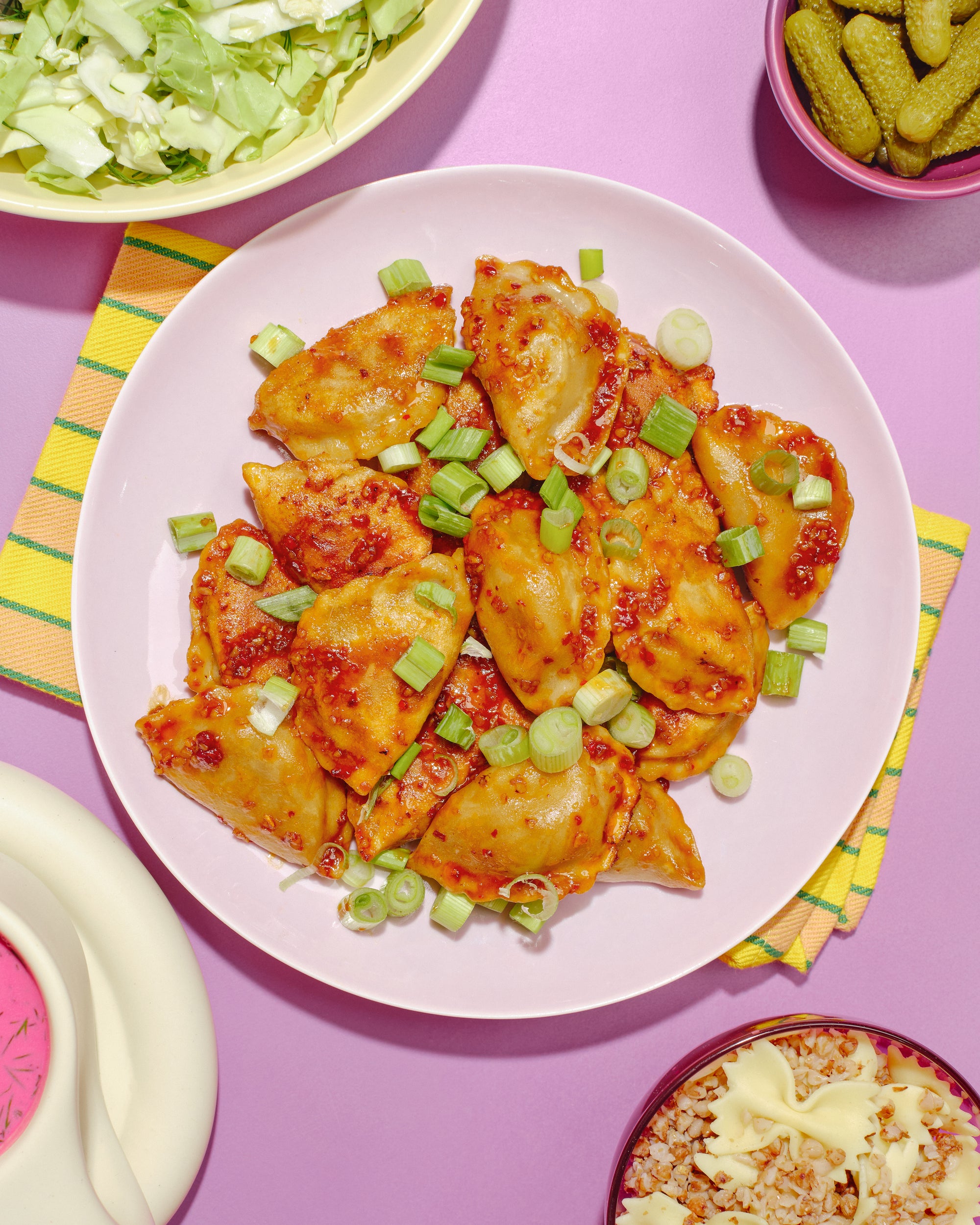 Spicy Mushroom Dumplings (52 Dumplings)